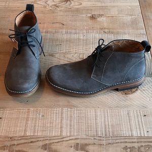 Cloud 9 brown-gray leather boots for men